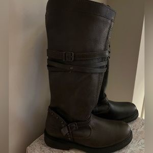 Harley Davidson brown tall boots size 6